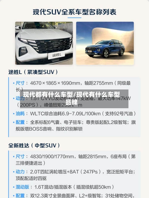 现代都有什么车型/现代有什么车型品牌