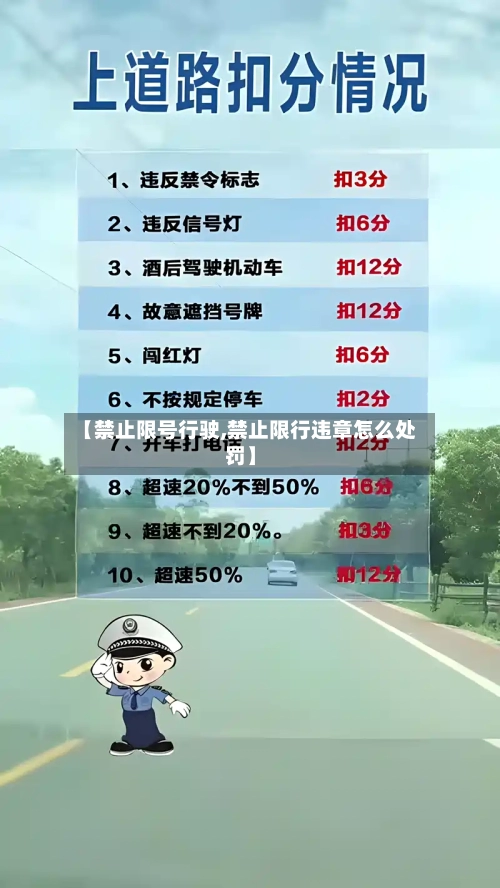 【禁止限号行驶,禁止限行违章怎么处罚】