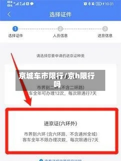 京城车市限行/京h限行吗-第2张图片