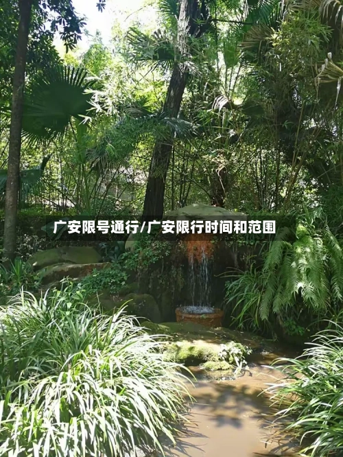 广安限号通行/广安限行时间和范围-第2张图片