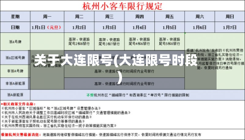 关于大连限号(大连限号时段)-第2张图片
