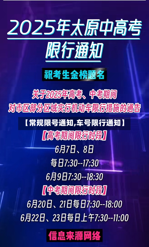 【常规限号通知,车号限行通知】-第3张图片