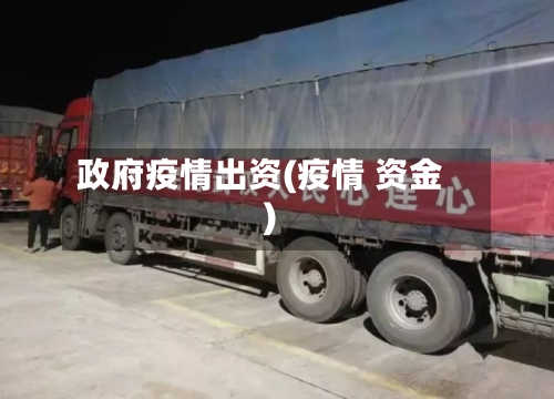 政府疫情出资(疫情 资金)