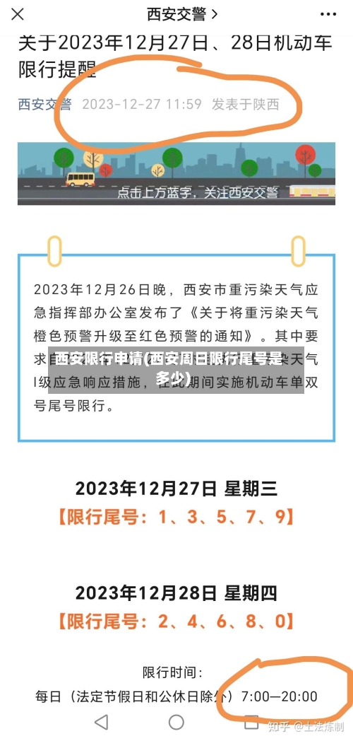西安限行申请(西安周日限行尾号是多少)-第2张图片