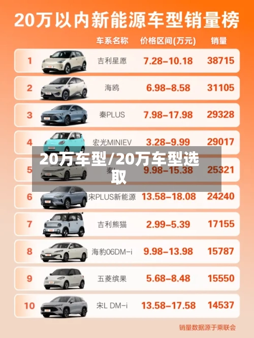 20万车型/20万车型选取