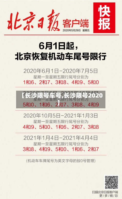 【长沙限号车号,长沙限号2020】-第2张图片