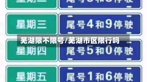 芜湖限不限号/芜湖市区限行吗