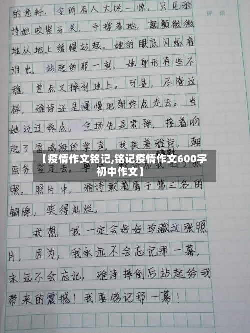 【疫情作文铭记,铭记疫情作文600字初中作文】-第3张图片