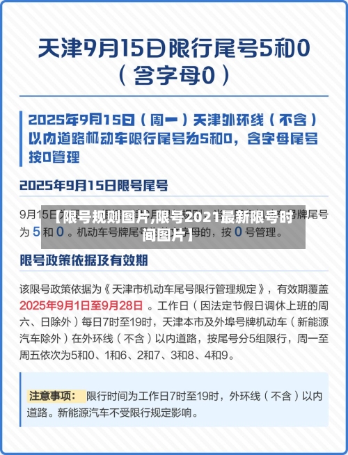 【限号规则图片,限号2021最新限号时间图片】-第3张图片