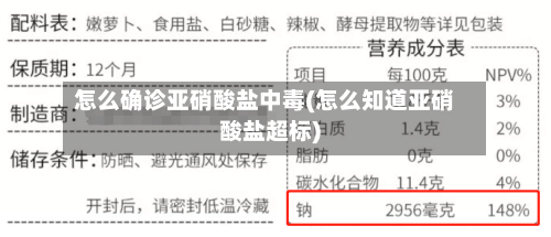 怎么确诊亚硝酸盐中毒(怎么知道亚硝酸盐超标)-第3张图片